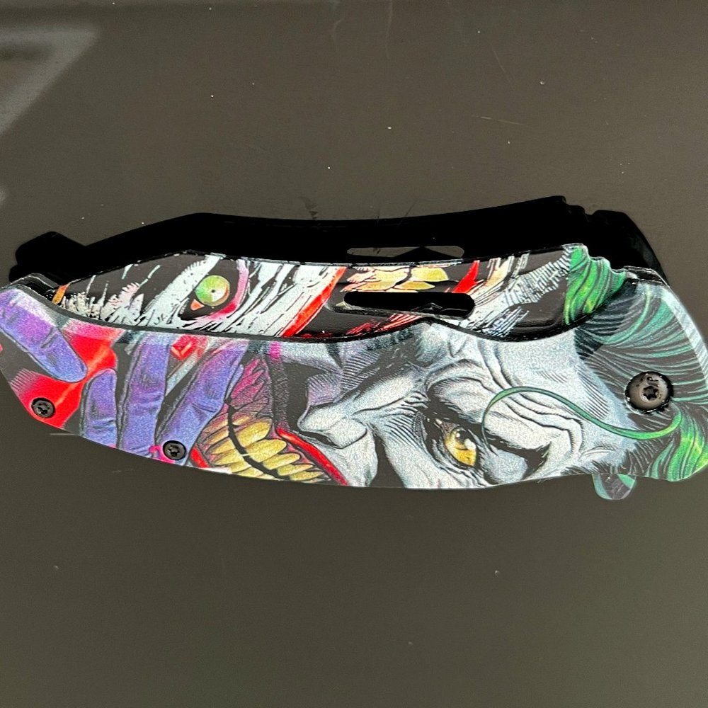 Calling all Joker fans! Brand New Collectors Knife - custom made